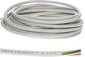 Lapp 0028508 LiYY Cavo di controllo 8 x 0,5 mm² I Cavo dati I Cavo di prolunga LED I Cavo di segnale a 8 fili I Cavo del campanello, Cavo dati