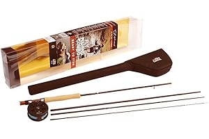 Abu Garcia Diplomat Fly Fishing Rod and Reel Combo - Ready to fish complete set with backing, fly line, leader - supplied with cordura tube - Trout, Grayling