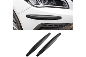 CGEAMDY Protectores de puertas de coche, 2 pcs. Protectores de goma contra arañazos, protección universal contra colisiones para bordes de puertas de coches, limusinas, camiones, todoterrenos (Negro)