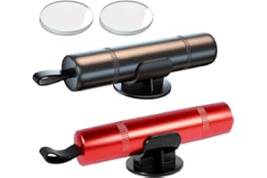 KIKAWORD Car Safety Hammer, 2 Pcs Emergency Car Window Breaker with 2 Holders, 2-in-1 Windows Breakers and Seat Belt Cutter, Tungsten Steel Window Breaker, Life Hammer for Vehicles & Home(Red, Black)