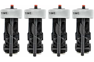 RHINO RESCUE Tourniquets, Einhändig Erste-Hilfe-Set für Notfallblutungen, Militärischer, Lebensrettender Nofallsanitäter für Gefechte im Freien Feld Taktisch mit Metallwinde, 4 STÜCK