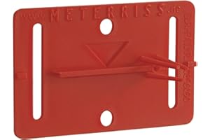 Secotec 67Rs21-Rot Meterriss-Plakette Selbstklebend Mit Pinsel Farbe, Rot