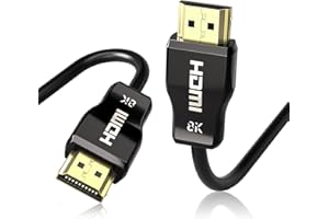 huaham Światłowodowy kabel HDMI 2.1 8K, 7,5 m, kabel HDMI, ultra szybki 48 Gb/s, 8K 60 Hz i 4K 120 Hz, obsługa eARC, Dolby, HDCP 2.2 i 2.3