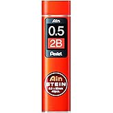 Pentel Grey Ain Stein Mechanical Pencil Lead | Tip Size 0.5 MM | Lead Of Grade 2B | Pack of 40 Pcs (C275-2B)