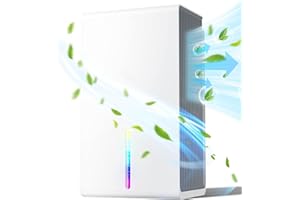 DKLECHUI Dehumidifiers for Home, Dual-Core Dehumidifier for Bedroom Bathroom, Wardrobe, RV,Water Full Protection, Auto Defrost Function, Portable Ultra Quiet Dehumidifiers for Drying Clothes