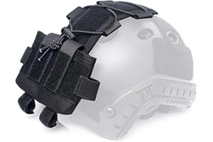 AQzxdc Kit contrappeso Borsa di bilanciamento per Casco, MK2 Battery Box Contrappeso 500D Nylon Helmet Bag, Accessori Tactical Fast Helmet con Gancio N Loop