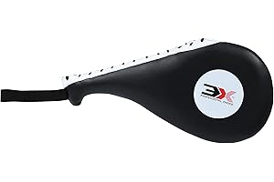 3X PROFESSIONAL CHOICE 3X Sports Taekwondo Double Kick Pads Target Boxing Taekwondo Karate Kickboxing Training TKD Kicking Pad Practice Kick Target Training Double Face Kick Foot Pad Martial Arts Equipment Sporting Goods