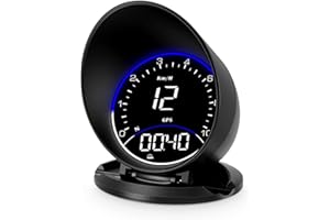 GPS Speedometer, zeroto Heads Up Display Car Universal Digital Speedometer with Speed MPH & KMH OverSpeed Alarm Fatigue Driving Warning Compass Altitude Driving Distance for All Vehicle