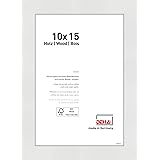 DEHA Design Cornice per ritratti in legno, cornice Fontana, 10x15 cm, Bianco