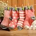 4 Pairs Baby Kids Newborn Infant Toddler Cute Cotton Socks (M / (1-3 ) Years, pink)
