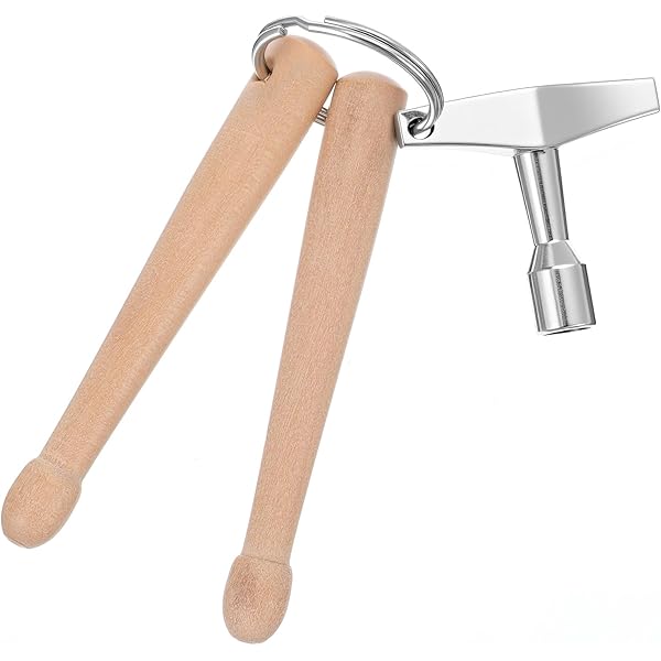 METALMORPHOSE - Sleutelhanger Piano - Sleutelhanger met muziekinstrument - Origineel cadeau voor dames en heren, Meerkleurig, Eén maat