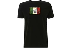 Time 4 Tee Ducati Scrambler T Shirt Best of Italy Italian Flag Inspired Full Throttle Dirt Icon Bike Motor Biker