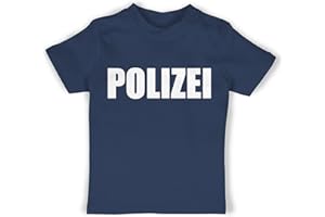 Shirtracer - Baby T-Shirt Mädchen Jungen - Karneval & Fasching - Polizei I Polizeiuniform I Polizist I Polizeikostüm I SEK Polizistin I Police I SWAT