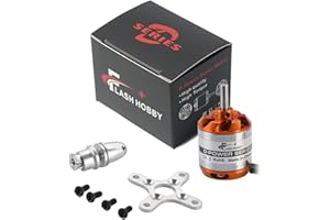 FLASH HOBBY D2836 1500KV 2-4S Brushless Outrunner Motor for Rc Multicopter Airplane Helicopter (1500kv)