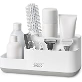Joseph Joseph 70513 Easy-Store Banyo D&uuml;zenleyici, Beyaz/Gri