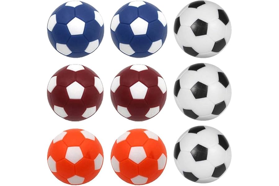 Early Buy Table Soccer Foosballs Replacement Balls Mini Multicolor 36mm Official Table Football Game Supplies 9 Pack