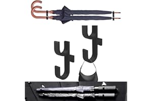Puasok Auto Regenschirm Halter, 2 Stück Regenschirmhalter Auto,Schirmhalter Auto Kofferraum,Universeller Tragbarer Regenschirm Clip für Sitz, Rücksitz, Konsole, Kinderwagen, LKW, Boot