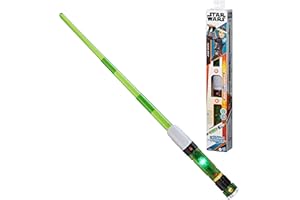 Star Wars Hasbro Sabine Wren Electronic Lightsaber Forge Kyber Core - Roleplay Toy with Green Blade, Tip, Cylinder, Core - Ages 6+