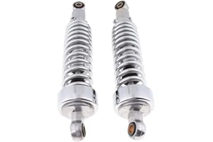 Almencla 2pcs 310mm Aluminium Air Shock Absorber, Rear Suspension Replacement for Yamaha Virago Vstar XV 250 400 535 750