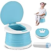 Riduttore WC Pieghevole Per Bambini - Sedile Vasino Da Viaggio Portatile Per Training