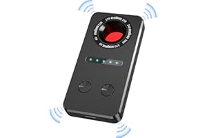 HINNE Hidden Camera Detector,Hidden Devices Detector,Infrared Camera Sweeper,Camera Detector,Spy Camera Detector,Bug Detector,Spy Detector,Hidden Camera Finder for GPS trackers/listening devices/cameras
