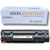 Sizinsepetiniz Muadil 85A (CE285A) Muadil P1102 M1132 M1212 P1120 M1217 1600 Sayfa Siyah Muadil Toner