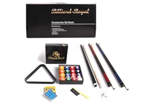 ‎BILLIARD-ROYAL Billiard-Royal Billard Accessoires-Set Zubehörset Queues Kugeln Triangel Bürste Billardkreide