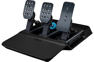 ‎LOGITECH G Logitech G PRO Racing Pedals – Pedale für Rennsimulationen; 100 kg Loadcell-Bremse, vollständig personalisierbar, austauschbare Federn und Elastomere, modulares Design, Schwarz