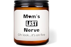 VETBUOSA Mothers Day Gifts,Candles for Mum,Mum Birthday Gifts, Mums Last Nerve Candle,Mum Gifts,New Mum Gifts,Mum to be Gifts,Mum Candle,Mum Gifts from Daughter Son