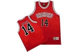 Tubaxing Anime Shohoku Scuola Squadra di Basket Jersey 1-15 Costume Cosplay Sakuragi Hanamichi Rukawa Jersey Magliette e Camicette Camicia Abbigliamento Sportivo Uniforme