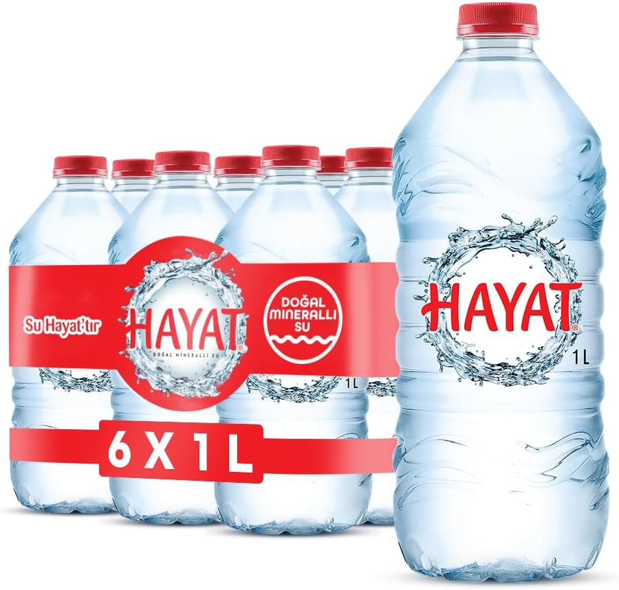 Hayat Doğal Mineralli Su 6x1 L