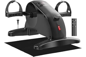 TVDUGIM Pedaliera Riabilitazione Elettrico per Anziani , 6 Livelli di Velocità per La Gamba e il Braccio di Treno