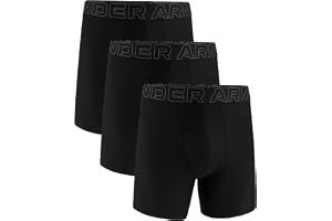 Under Armour mens Ua Performance Tech Boxerjock 6in 3-pack Boxer Briefs (pack of 3)