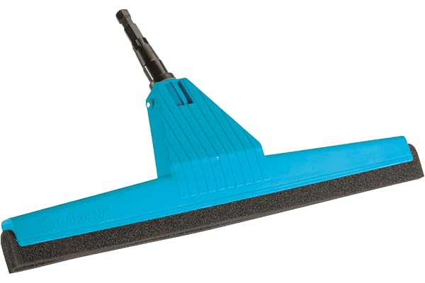 Gardena combisystem-vattenskrapa: Slitstark skrapa för att avlägsna vatten från golv och jämna ytor, arbetsbredd 43 cm, passar till alla combisystem-skaft (3642-20)