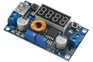 BGTXINGI 5 A Konstantspannung DC DC Buck Power Modul mit Spannung Strom Power Display Einstellbare Power Regulator Board Konverter zum Laden oder LED Treiber Modul