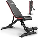 PASYOU Banc de Musculation Pliable avec 9x4x3 Positions Réglables Bancs multi-inclinable Declinable - Banc Musculation Comple