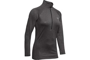 Under Armour Tech 1/2 Zip - Solid Camiseta De Deporte De Manga Larga, Camiseta para Mujer Mujer