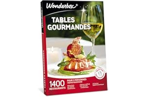 Wonderbox - Coffret Cadeau - Tables Gourmandes - 1400 restaurants