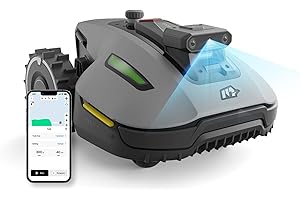 Mammotion YUKA mini Vision Mähroboter ohne Begrenzungskabel, Kein RTK, Empf. 700 m², Triple-Cam AI Vision Navigation Rasenmäher Roboter, Automatische Kartierung&Hindernisvermeidung, App-Steuerung