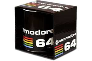 Logoshirt Nerd - Commodore C64 porcelanowy kubek - kubek do kawy - czarny - licencjonowany oryginalny design