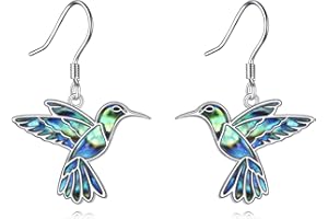 CUPENDA Turtle/Red Cardinal/Duck/Highland Cow/Hummingbird Dangle Earrings S925 Sterling Silver Cute Animal Jewelry Gifts for Women