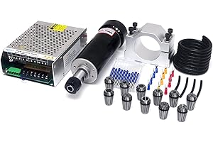 Daedalus CNC Spindle Motor Kit, 500w, ER16, Brushed