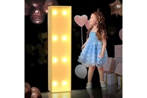 AAIRRA Decoración De Boda Marquesina, Letras Iluminadas del Alfabeto, con Letras Y Números Iluminados Letras De Marquesina Grandes Luces De Letras LED Letrero para Fiesta De Cumpleaños Boda,I,70CM