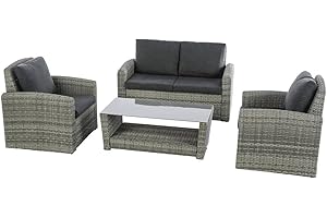 Hespéride - Muebles de jardín Polynésia Café Claro - 4 plazas