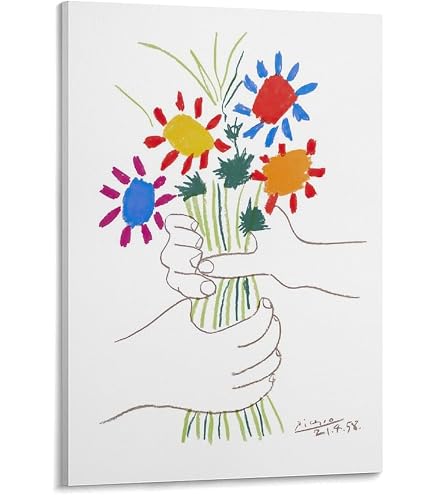 Robert Doisneau Poster – Les Pains De Picasso, Kunstdruck 60 X 50 Cm