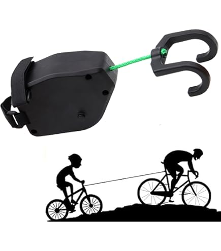 Corda Da Traino Per Biciclette - Elastica Con Moschettone | Capacità 500 Libbre Per Adulti E Bambini - Foto 7