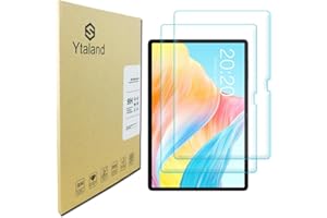 S YTALAND Ytaland - Protector de pantalla de vidrio para TECLAST M50 Pro/TECLAST M50 Tablet de 10 pulgadas, [2 unidades], antihuellas y sin burbujas, cubierta de película de vidrio templado