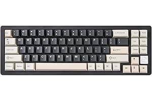YUNZII AL71 68% tastiera meccanica, all-alluminio CNC, anello hot-swap, 2,4 GHz, tastiera wireless BT5.0/USB-C da gioco, NKRO RGB, per Win/Mac (Black, Silent Switch)