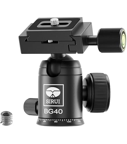 SIRUI C-10X Kugelkopf Für Stativ – Alu, 4 Kg Belastung, Mit Arca-Swiss Platte – Für Kompaktkameras