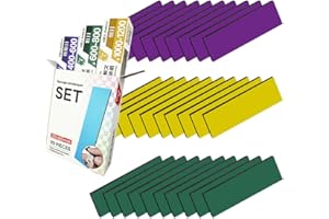 stedi Lot de 30 éponges de ponçage pour modélisme Gundam Building, Hobby Model Tools Bloc de ponçage à la Main étanche Humide Sec réutilisable Grain 400 à 1200 Papier abrasif